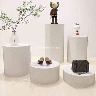 地台展示台服装店摆装台座直橱窗模特底陈列饰婚899321庆道具播拍