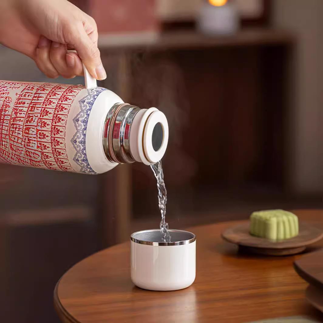 min传家壶316不锈钢温焖老笑容-f茶老壶白茶陈皮焖泡壶智能i温显