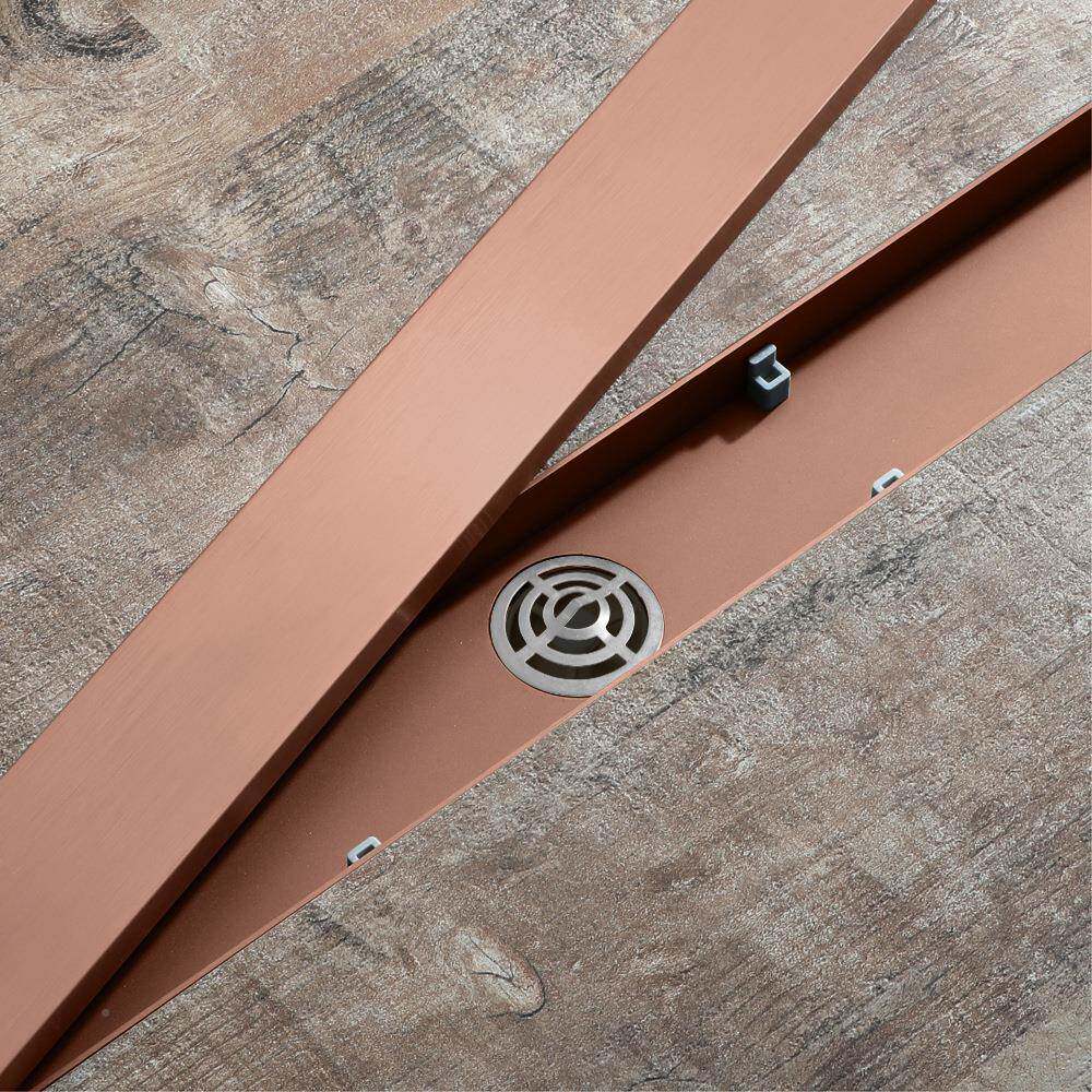 排0HIDEEP60*68m大m不锈钢隐形长地漏卫生间75400排水量防臭地漏