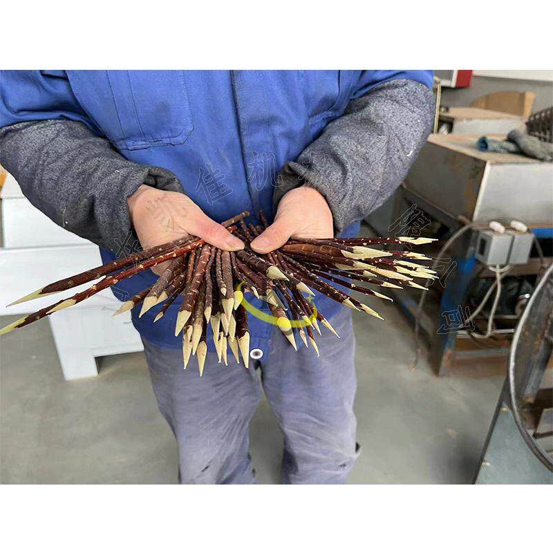 红柳串削尖机 红柳条削尖机 烧烤签削尖磨尖机 木工圆棒削尖机