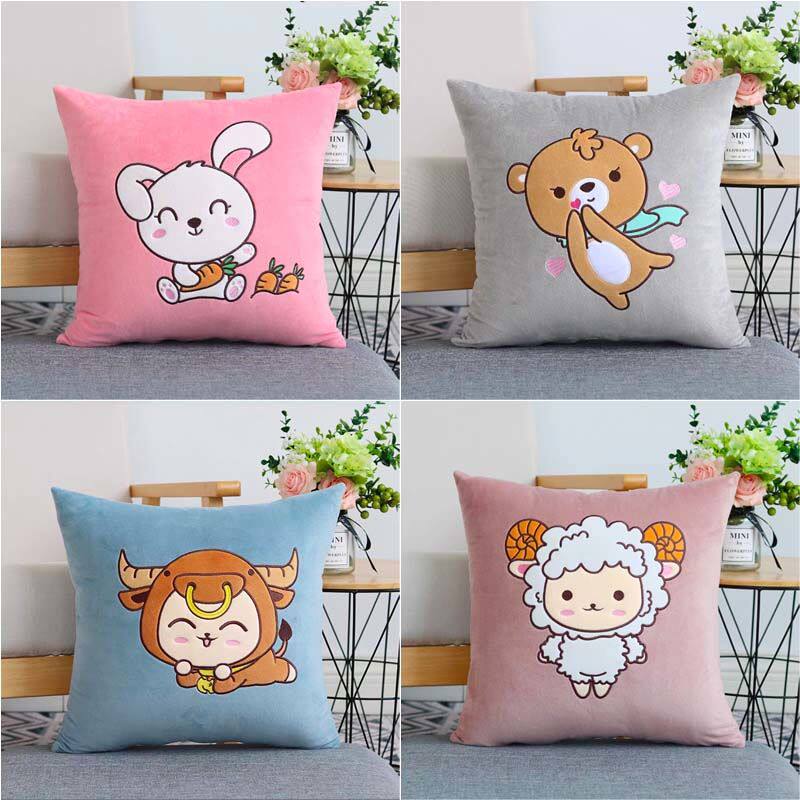 卡通毛绒抱枕靠垫家用沙发靠枕儿童房小枕头女孩子生日礼物可定做