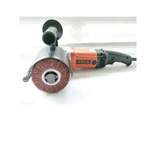 灵均不锈钢拉丝机木材开放漆镜面手提式金属抛光机转子220V抛光机