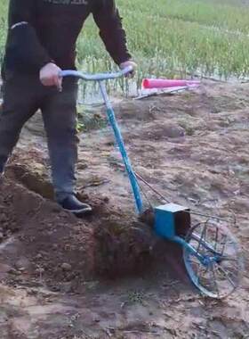 现货速发2021。挖沟翻土e神器挖地开沟机小型家用农具耕地机培土