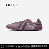 cotemp Plica 26PF新款褶皱绸缎系带休闲鞋薄底德训鞋子女