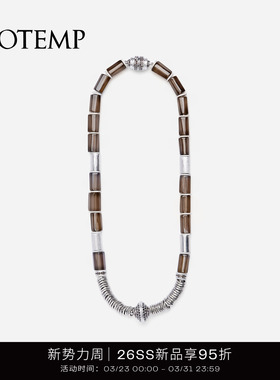 cotemp镀金磁吸宝石项链