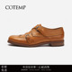 Ducal Monk布洛克孟克鞋 做旧乐福鞋 cotemp 双扣带皮鞋 百搭3色