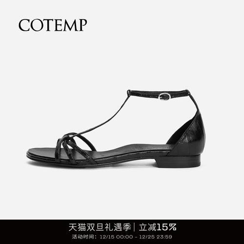 cotemp经典细带凉鞋露趾鞋