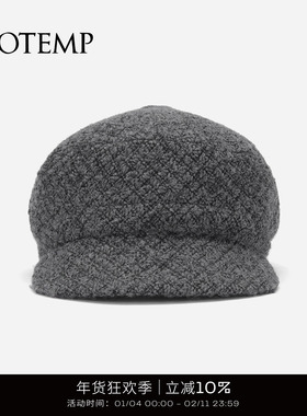 cotemp Nikki  Tweed Casquette 25PF妮可粗花呢报童帽