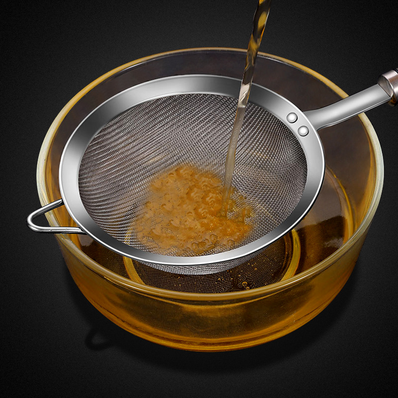 304漏勺不锈钢网漏勺厨房家用过滤网豆浆超细果汁中药滤渣勺隔油