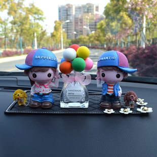 饰用品上大全可爱神款 装 汽车网红车内饰品摆件车载台中控情侣男女