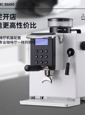 艾泽森3099A 咖啡机商用意式半自动小型家用小刚炮系列研磨一体机