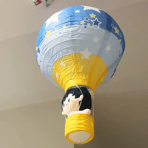 热气球装饰挂件棉花娃娃公仔51020cm厘米创意纸灯笼衣服玩具吊饰