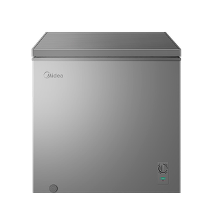 美的200L小冰柜家用商用冷柜小型冷冻柜冷藏一级单温减霜官方冰箱