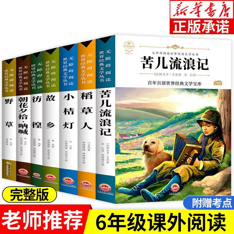 苦儿流浪记 原著正版完整版百年百部世界经典文学宝库无障碍阅读儿童文学名家名著必三四五六年级中小学生课外推荐阅读寒暑假书目