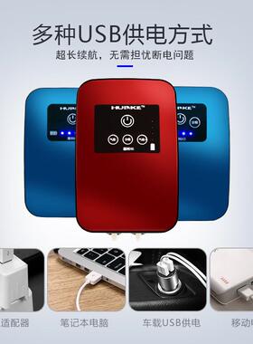 小型鱼缸充电超静音氧气泵便携式交直流两用增氧泵户外钓鱼增氧机