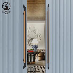 现代钢化玻璃门拉手不锈钢包厢宴会厅双开木门门把手酒店大门拉手