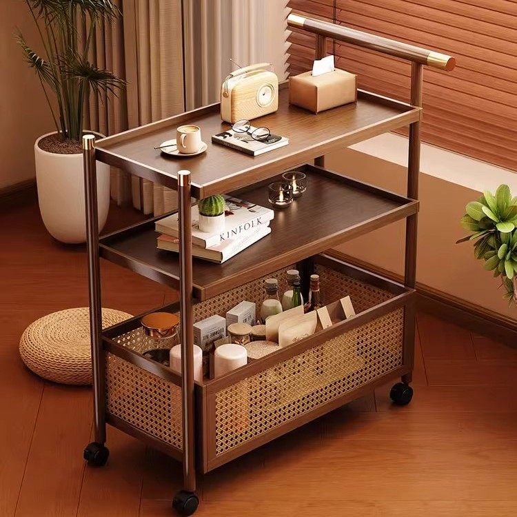 日本进口沙发边几推车置物