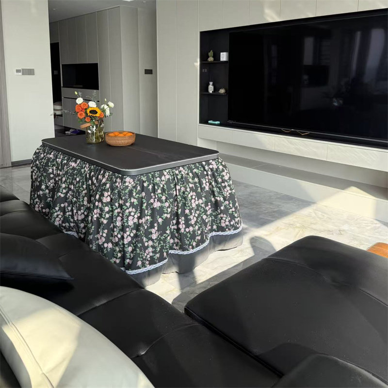 新款侧挂式电取暖桌滑轨拉链式烤火被加厚可拆洗电暖桌罩拉链围套,居家布艺,烤火罩,淘宝优惠券,粉丝福利购,淘宝优惠卷