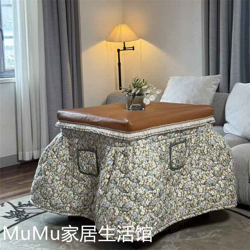 新款一体加厚烤火桌被套