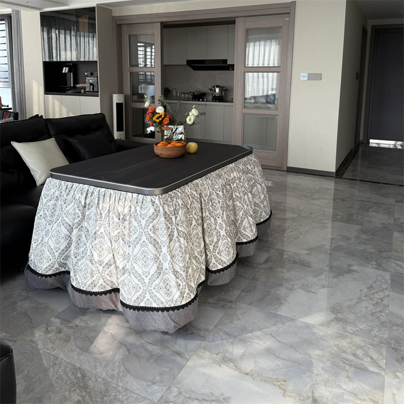 电取暖桌轨道拉链款加厚可脱胆拆洗烤火被烤火桌罩侧挂式取暖罩,居家布艺,烤火罩,淘宝优惠券,粉丝福利购,淘宝优惠卷