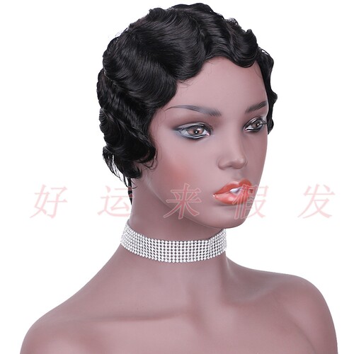 brazilian short wigs human hair women wig欧美真人发丝头套