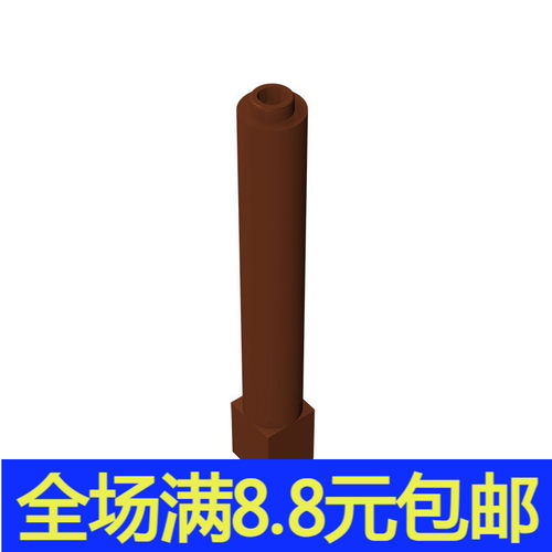 兼容国产43888 国产科技教育积木零件1x1x6 支柱件 moc小颗粒补件