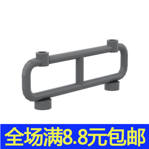 兼容国产2486 国产科技教育积木零件 1x8x2围栏护栏建筑moc小颗粒