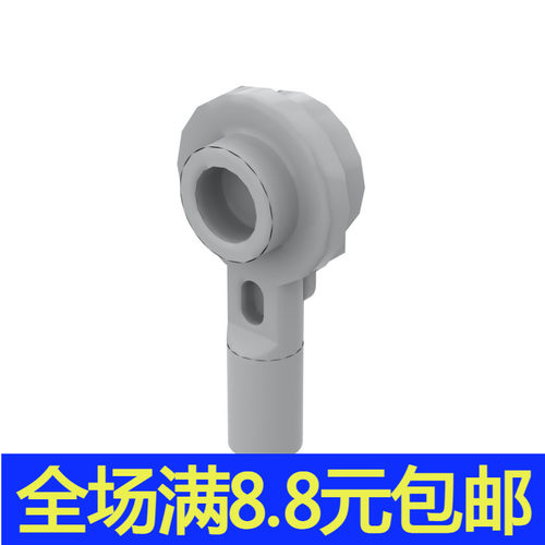 国产MOC 32828 小颗粒积木散件中国国产零配件 1x1侧面带细轴圆片