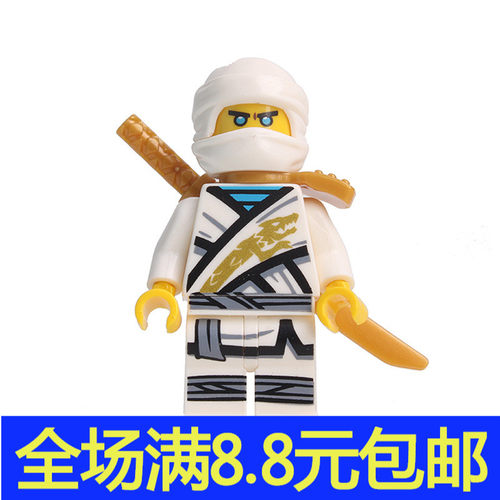 兼容国产忍者系列人仔玩具场景搭配孩子拼装游戏礼物益智积木