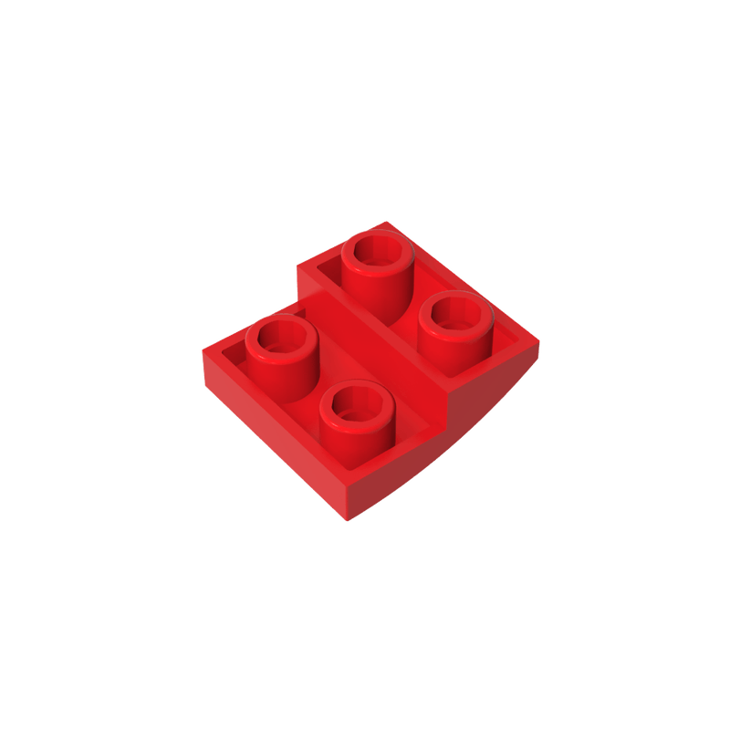 兼容国产积木32803拱弧形砖斜率弯曲2 x 2倒置零件MOC配件 补件