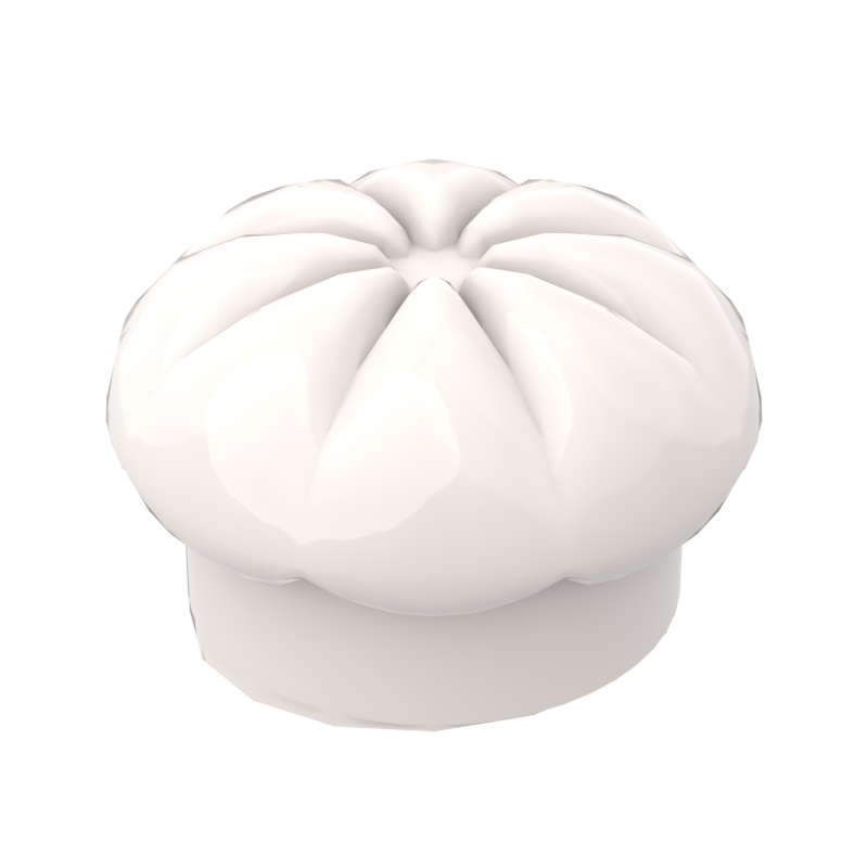 兼容积木3898人仔厨师帽子 西饼店 中国拼插积木国产零配件