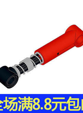 积木配件兼容国产76537科技6027566零配件731c04硬避震臂