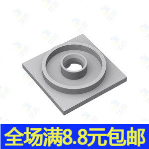 兼容国产积木3403旋转台4x4底座 73603MOC小颗粒中国产零配件散件