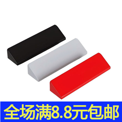 兼容积木 7835 1x4 单侧斜坡砖 黑6601521 红色6573768 浅灰