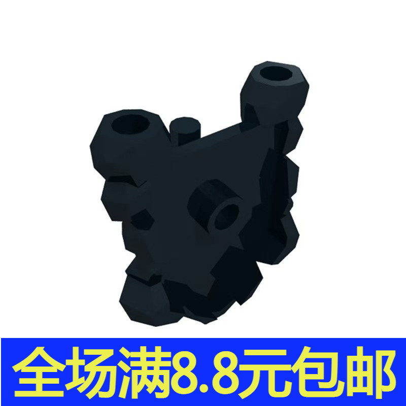 国产积木兼容国产22409小颗粒3x4人仔手持岩石盾牌MOC零件散件