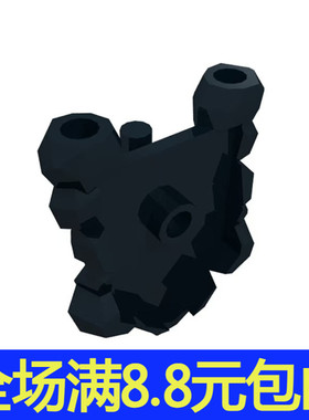 国产积木兼容国产22409小颗粒3x4人仔手持岩石盾牌MOC零件散件