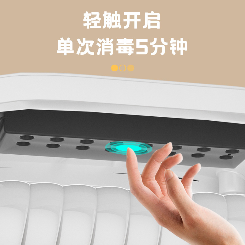 家用厨房台面置物架小型消毒碗柜放碗多层餐具装盘筷子沥水收纳盒