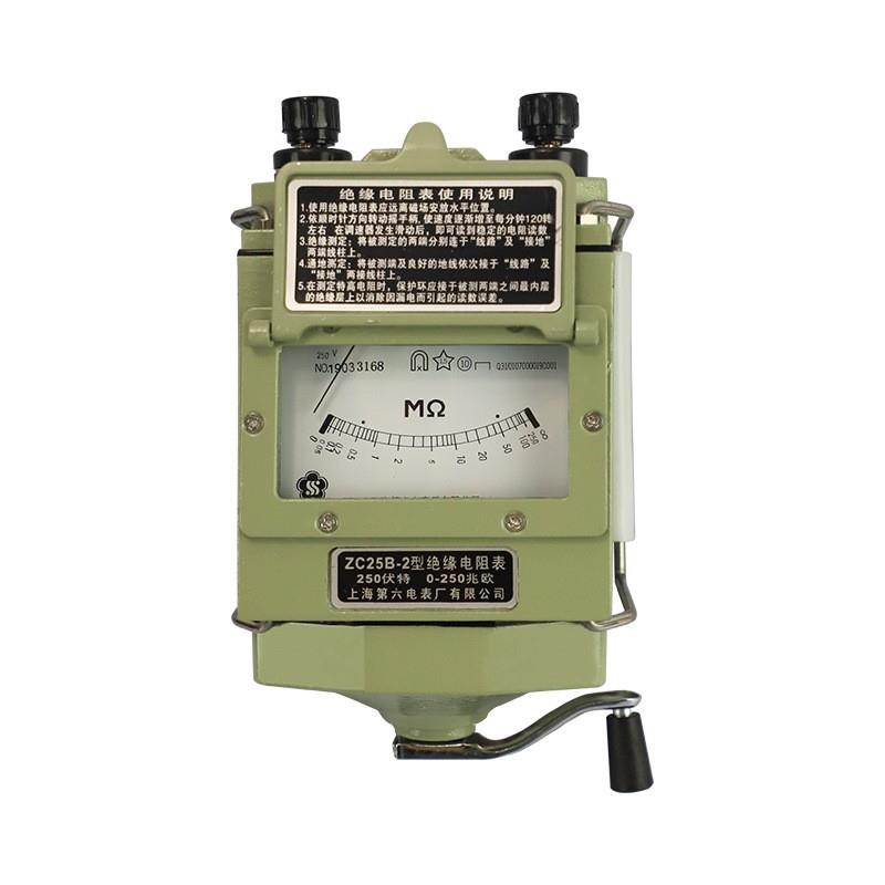 上海梅格摇表500v兆欧表1000v电力工zc25b-3/1/2/4绝缘电阻测试仪