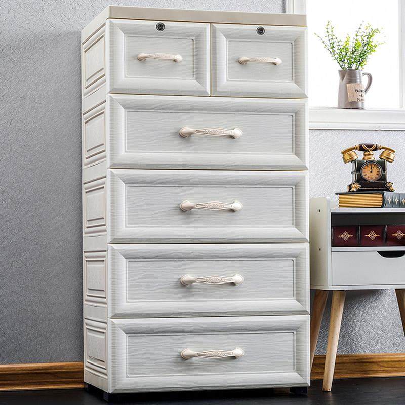 大号加厚欧式抽屉式收纳柜塑料收纳柜儿童整理柜宝宝衣柜婴儿柜子