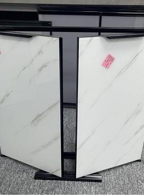 橱柜门带框全铝合金橱柜门定制免打孔安装厨房晶钢门钢化玻璃门板