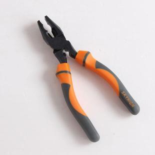 奥新工具多功能强力钢丝钳6寸7寸8寸碳钢电工断线钳省力老虎钳子