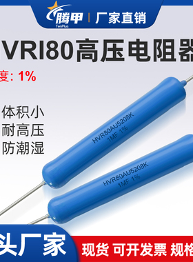 HVR80高压绝缘耐压检测校准认证标准电阻器3W5W10W10K1M500MF1%