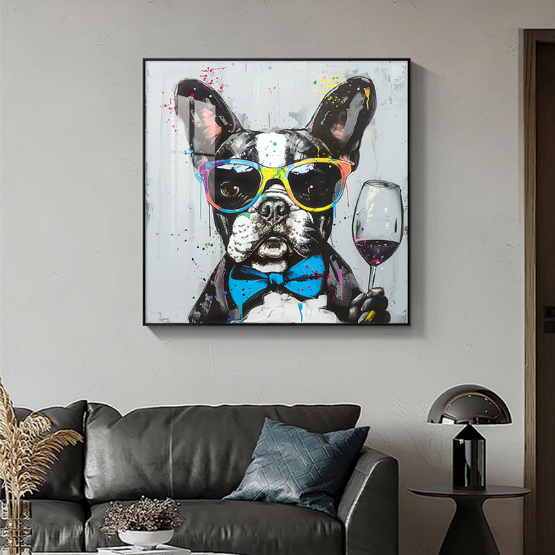 餐厅沙发背景墙抽象艺术客厅挂画