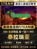 国区CDKEY激活入库CDK激活码 Steam游戏 泰拉瑞亚Terraria