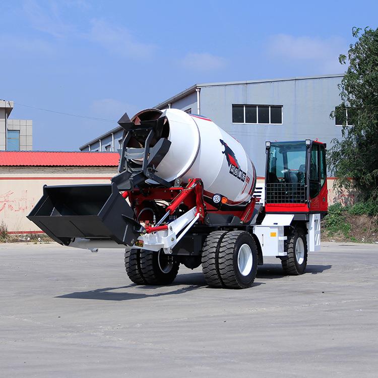 众合鲁东自上料混凝土搅拌车2方3.5方工程7500型移动式运输一体