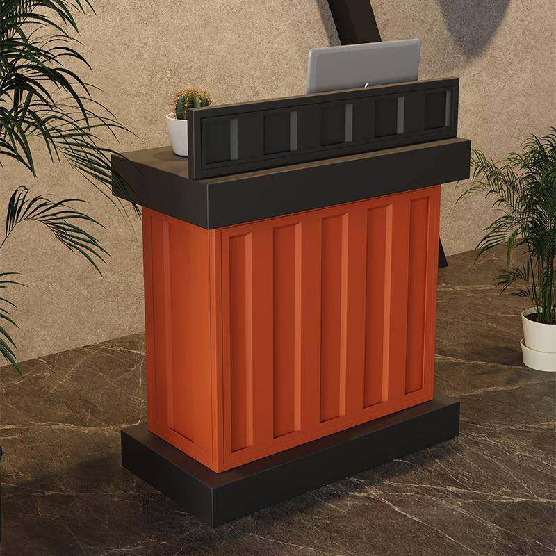 收银台吧台工业风小型柜台咨询台导购服务台店铺迎宾台前台接待台