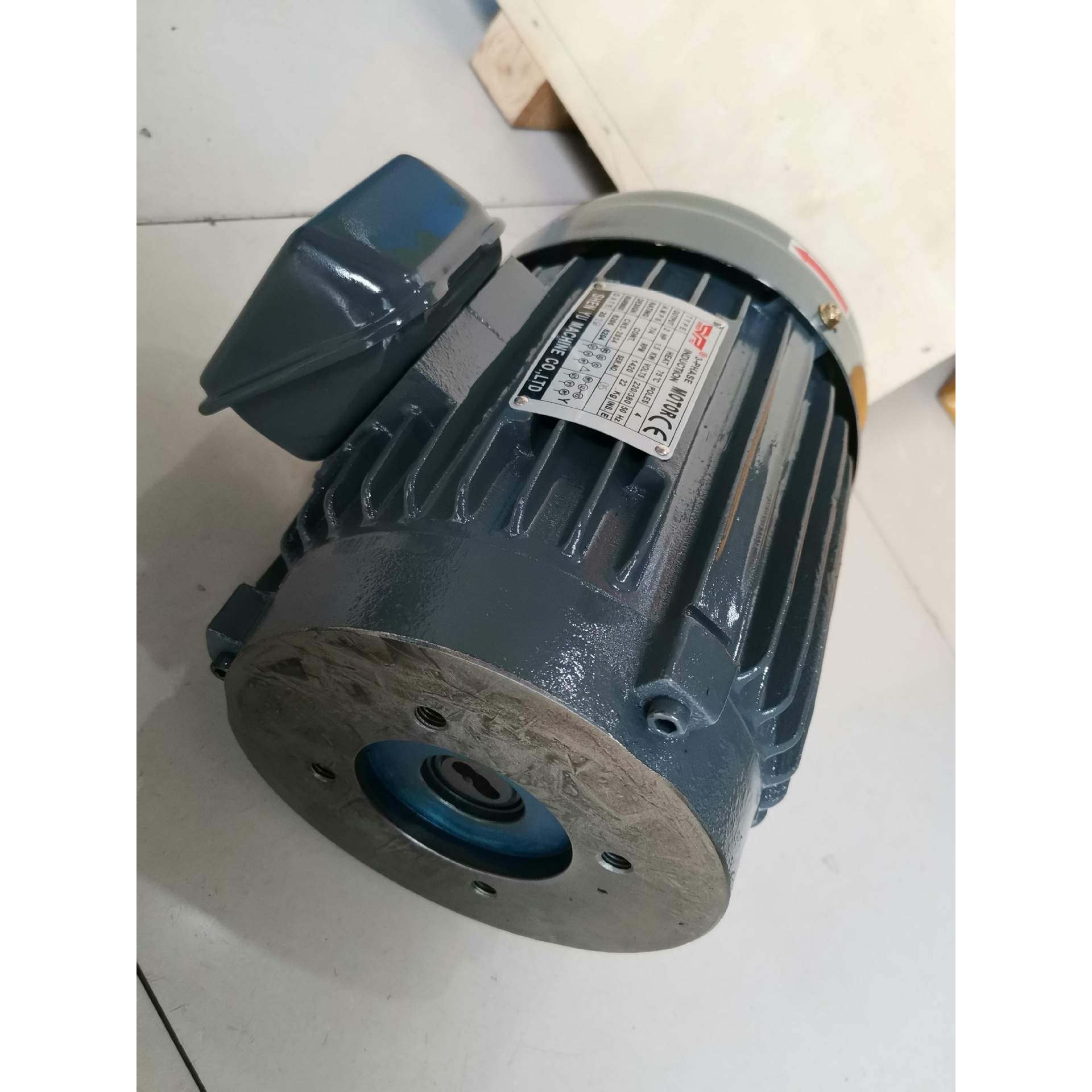 SHENYU液压马达 油冷机用油泵电机 0.19KW 1/4HP TOP-12A摆线泵