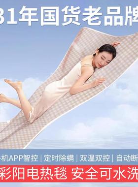 彩阳电热毯单双人2023新款家用调温宿舍单人电褥子