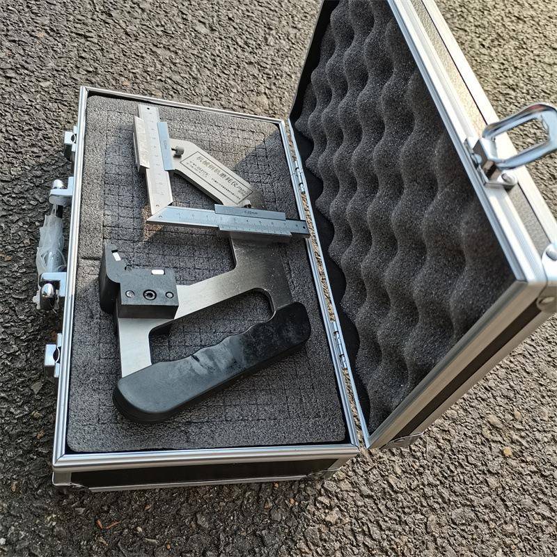 JTMH-A机械式钢轨磨耗仪轨道磨耗测量尺数显式磨损仪