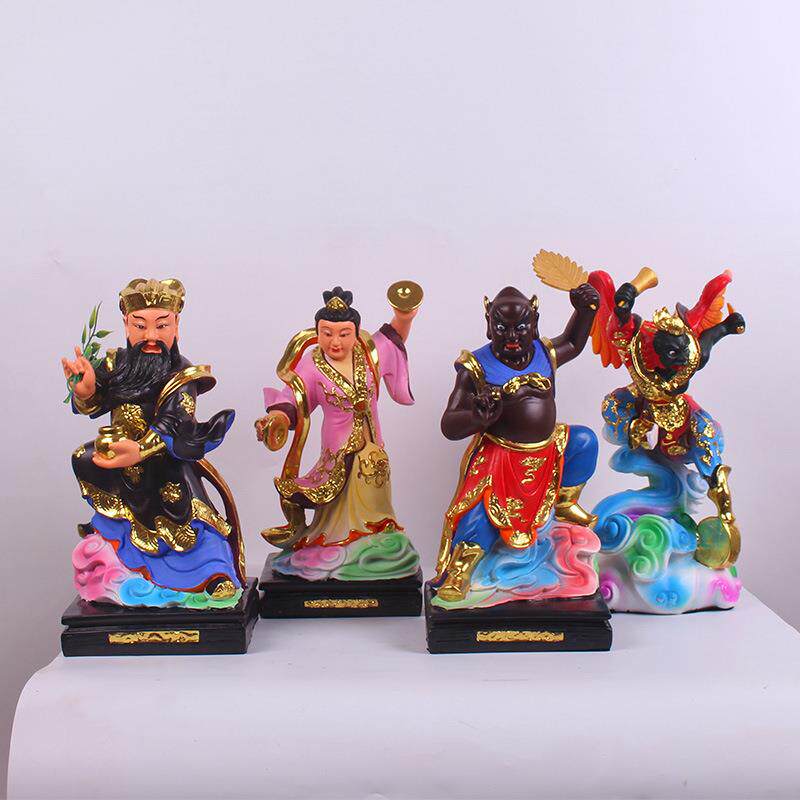 风雨雷电神像12英寸树脂风神雨伯雷公电母雷震子居家供奉家用摆件